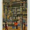 Steam hammer.