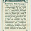 Edison's kinetoscope.