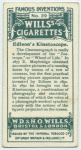 Edison's kinetoscope.