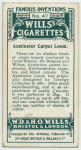 Axminster carpet loom.