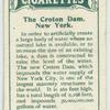 The Croton Dam, New York.