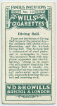 Diving bell.