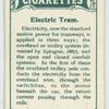 Electric tram.