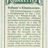Edison's kinetoscope.