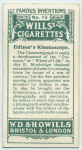 Edison's kinetoscope.