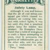 Safety lamp.