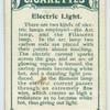 Electric light.