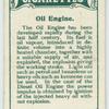 Oil engine.