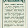 Howe's sewing machine.