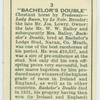 "Bachelor's Double".