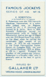 K. Robertson.
