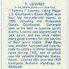 T. Lowrey.