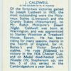 J. Caldwell.