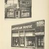 1. Façade du magasin Van der Elst, à Bruxelles. 2. Façade du magasin «American House», à Bruxelles.