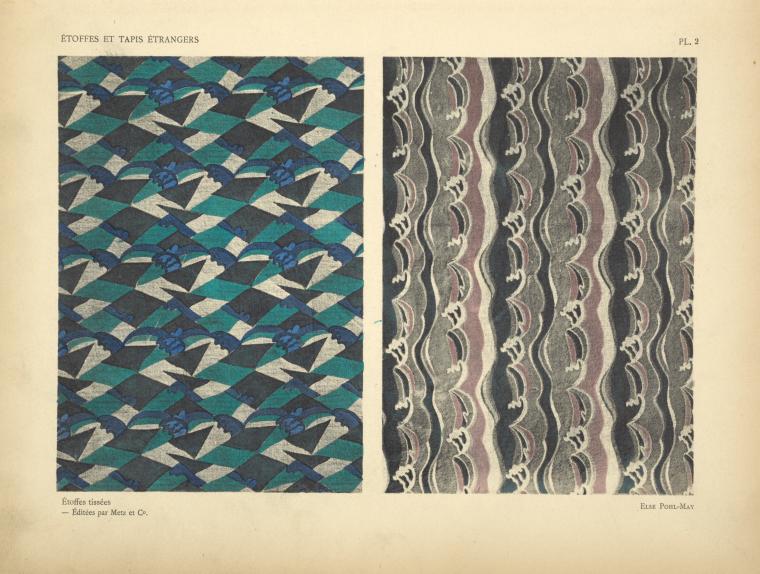 Grand tapis ou tapisserie égyptienne naïf laine années 80 - Décoration