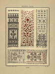 Essuie-mains tissés en couleur et brodés.