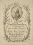 Six Sonatas for the Piano Forte or Harpshchord...by Ignace Pleyel.