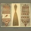 Quenouille ornée de cheveaux avec inscriptions et dates; [...]