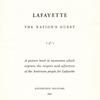 Lafayette: the nation's guest