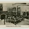 Changing guard, St. James Palace.