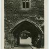 Bloody Tower Gateway showing Traitor's Gate Tower of London.