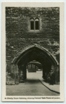 Bloody Tower Gateway showing Traitor's Gate Tower of London.