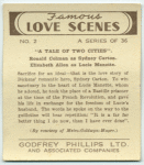 A tale of two cities. Ronald Colman as Sydney Carton. Elisabeth Allen as Lucie Manette.