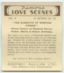 The Barretts of Wimpole Street. Norma Shearer as Elizabeth Barrett. Frederic March as Robert Browning.
