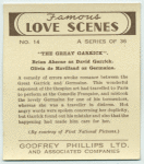 The great Garrick. Brian Aherne as David Garrick. Olivia de Haviland as Germaine.
