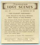 The scarlet pimpernel. Leslie Howard as Sir Percy Blakeney. Merle Oberon as Lady Blakeney.