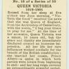 Queen Victoria.