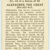 Alexander the Great.