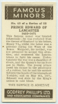 Prince Edward of Lancaster.