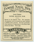 Lord Fisher, G.C.B., G.C.V.O., O.M.