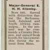 Major-General e. H. H. Allenby.