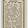 General P. M. C. G. Pau.