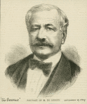 Ferdinand de Lesseps, 1805-1894.