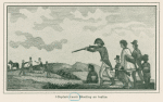 Captain Lewis shooting an Indian