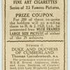Duke and Duchess of Cumberland.
