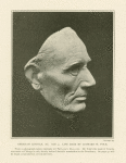 Abraham Lincoln, 1860. Age. 51.  Life mask by Leonard Volk