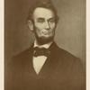 Portrait of Abraham Lincoln, painted from life by G. V. Cooper in 1865, shown publicly for the first time in the exhibition on the "Life and Time of Abraham Lincoln" at the Lincoln Hotel, February 12, 1936. This picture is from the private collection of A. E. Reuff