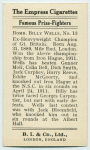 Bombardier Billy Wells.