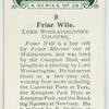 Friar Wile.