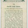 Swift and Sure.