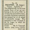 Foliation.