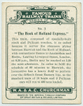 "The Hook of Holland Express."