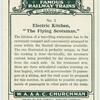 Electric kitchen, "The Flying Scotsman."
