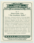 First-class car, "The Southern Belle."