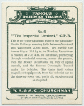 "The Imperial Limited," C.P.R.