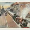 "The Golden Arrow" leaving Calais.
